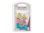 Pincello Set 7 Pinces Clip Pastel Multicolore Métal 7.5 x 12.5 x 2 cm (Set de 24)