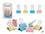 Pincello Set 7 Pinces Clip Pastel Multicolore Métal 7.5 x 12.5 x 2 cm (Set de 24)