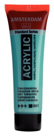 Amsterdam Standard Series Peinture Acrylique Vert Turquoise 661 (20 ml)