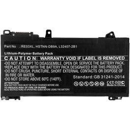 CoreParts Batterie d'ordinateur portable pour HP 41,07Wh 11,1V 3700mAh