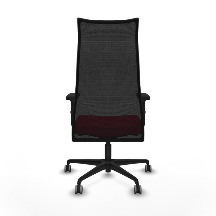 Piqueras y Crespo Chaise de Bureau Albacete Rouge et Noir Piqueras y Crespo Chaise de Bureau Albacete Rouge et Noir