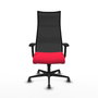 Piqueras y Crespo Chaise de Bureau Albacete Rouge et Noir