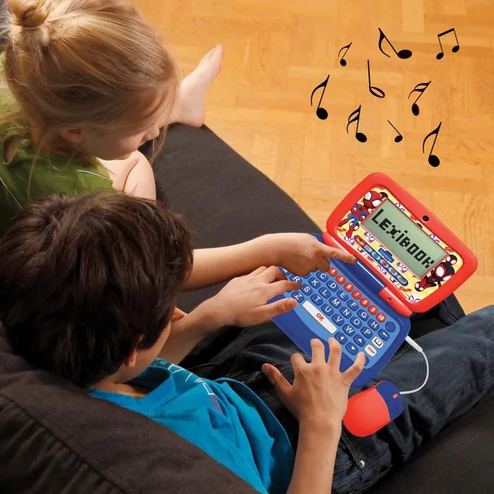 Ordinateur portable éducatif Spidey bilingue avec 40 activités