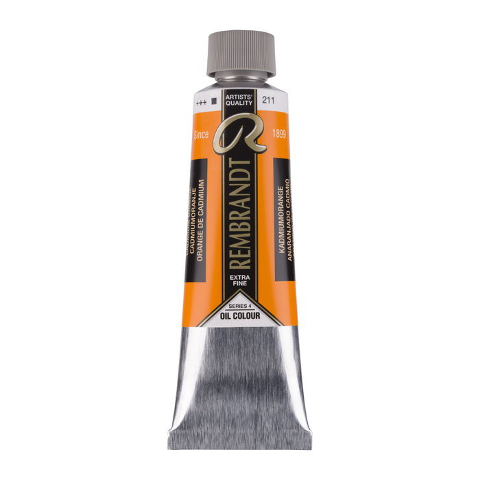 Rembrandt Peinture à l'huile Orange Cadmium 211, Tube 150 ml Rembrandt Peinture à l'huile Orange Cadmium 211, Tube 150 ml