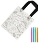 Jeux 2 momes Lot de 4 sacs à colorier avec marqueurs