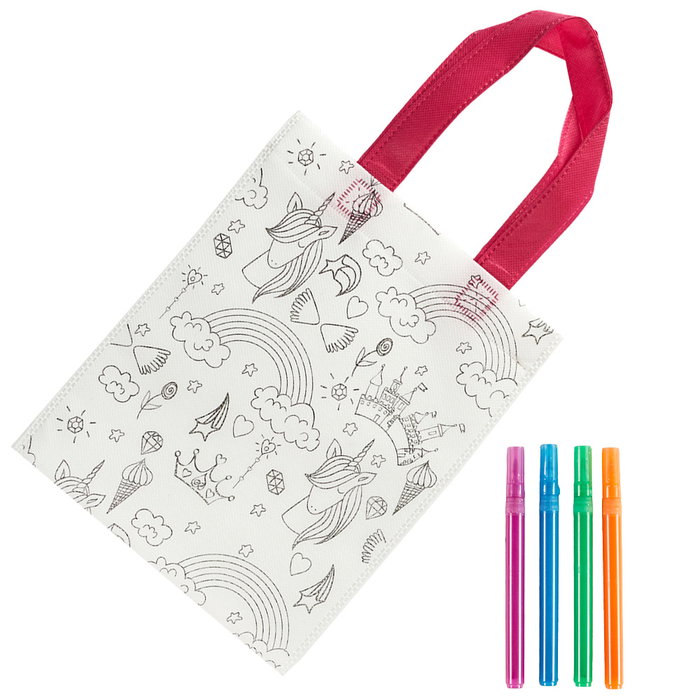 Jeux 2 momes Lot de 4 sacs à colorier avec marqueurs Jeux 2 momes Lot de 4 sacs à colorier avec marqueurs