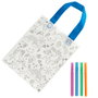 Jeux 2 momes Lot de 4 sacs à colorier avec marqueurs