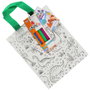Jeux 2 momes Lot de 4 sacs à colorier avec marqueurs