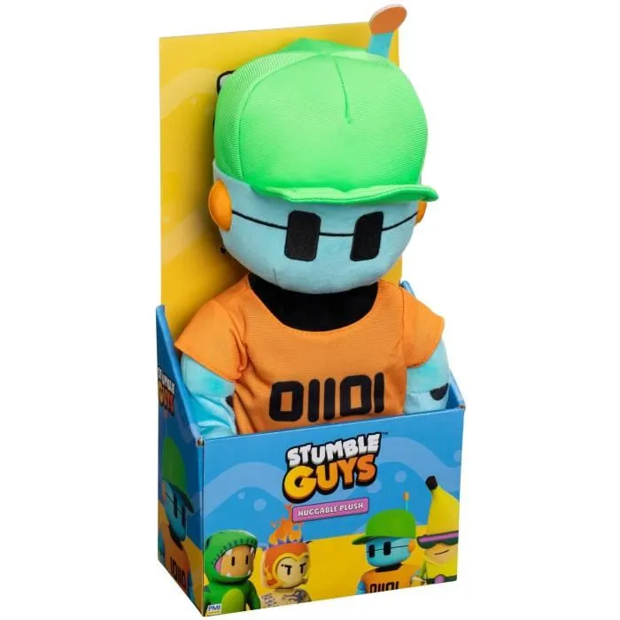 BANDAI Peluche Stumble Guys Robot Guy - Jouet Collectible pour Enfant et Fan - 30 cm