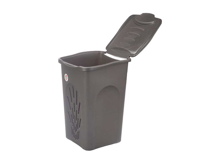 Stefanplast Pongotodo Primavera 50L Antracite Plastique 37x56x38.5 cm (Set de 6)