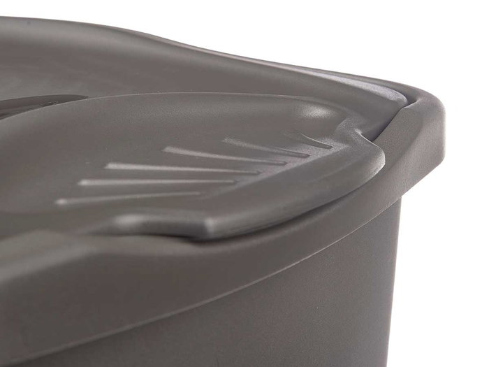 Stefanplast Pongotodo Primavera 50L Antracite Plastique 37x56x38.5 cm (Set de 6)