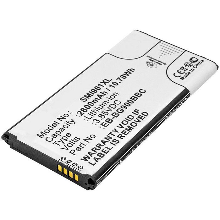 CoreParts Batterie Li-ion 3,8V 2800mAh 10,64Wh avec NFC pour Samsung Galaxy S5, S5 Active, S5 Sport, S5 Prime, S5 LTE, Round et autres modèles (SM-G900, GT-I9600, etc.) CoreParts Batterie Li-ion 3,8V 2800mAh 10,64Wh avec NFC pour Samsung Galaxy S5, S5 Active, S5 Sport, S5 Prime, S5 LTE, Round et autres modèles (SM-G900, GT-I9600, etc.)