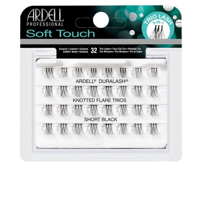 Ardell LASH TRIOS Faux Cils Évasés Noués Court Noir 32 u - Trio de Cils Individuels pour Regard Naturel Ardell LASH TRIOS Faux Cils Évasés Noués Court Noir 32 u - Trio de Cils Individuels pour Regard Naturel