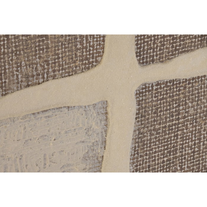 Home ESPRIT Toile Scandinave Blanc Beige 3D (2 Unités)