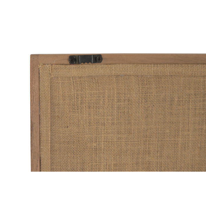 Home ESPRIT Cadre Coton Bois d'acacia 60 x 3 x 90 cm (2 Unités)