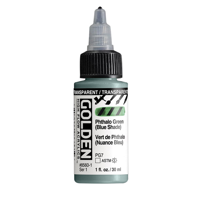 Golden High Flow Thalo Vert (Bleu) 30 ml Golden High Flow Thalo Vert (Bleu) 30 ml