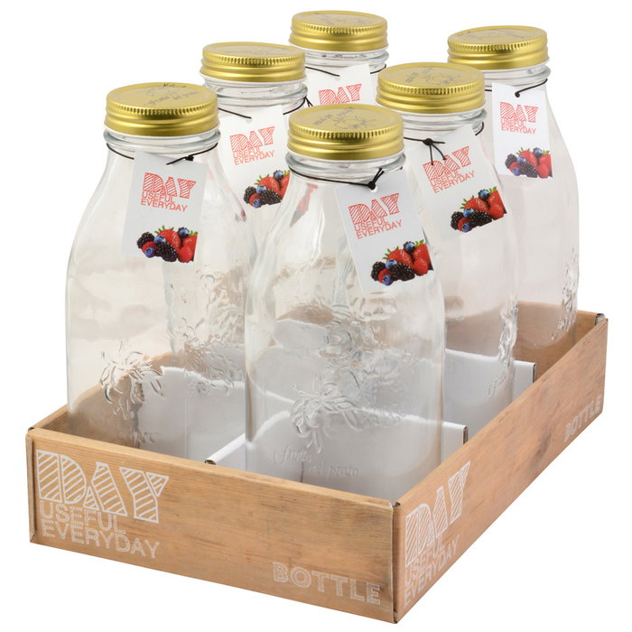 Day Bouteille en cristal 1 L avec motifs en relief