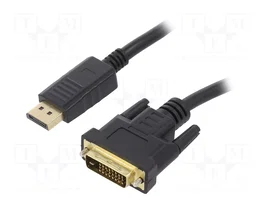 GEMBIRD Câble DisplayPort vers DVI-D (24+1) 3m Full HD 1080p
