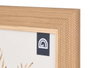 Giftdecor Porte-photos Relief 15x20 cm Assortis - Bois MDF et Verre - Beige, Crème, Gris, Marron (Set de 24)