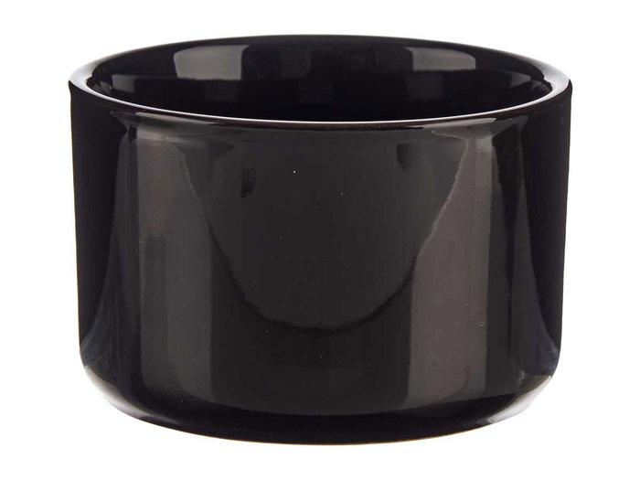 Vessia Set de 6 Bols en Porcelaine Noirs 350 ml - 10 x 6 x 10 cm (Set de 12)