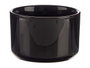 Vessia Set de 6 Bols en Porcelaine Noirs 350 ml - 10 x 6 x 10 cm (Set de 12)
