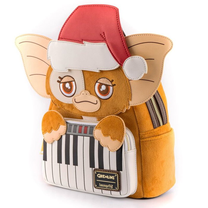 LOUNGEFLY Sac à dos Gremlins Gizmo Thème Noël (Loungefly) 26 cm - Dimensions: 22.5 x 26.25 x的天11.25 cm