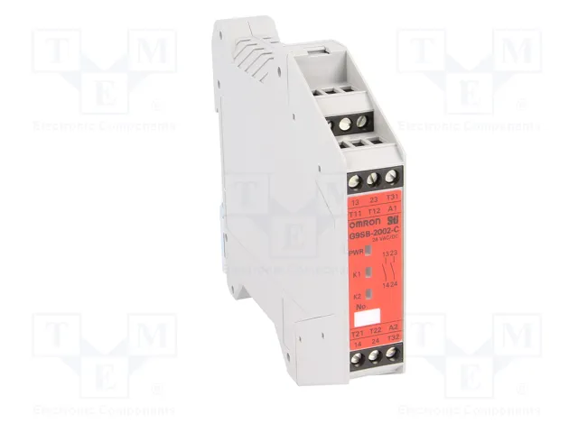 OMRON G9SB-2002-C Module d'automatisation relais de sécurité 24V AC/DC, 2 entrées OMRON G9SB-2002-C Module d'automatisation relais de sécurité 24V AC/DC, 2 entrées