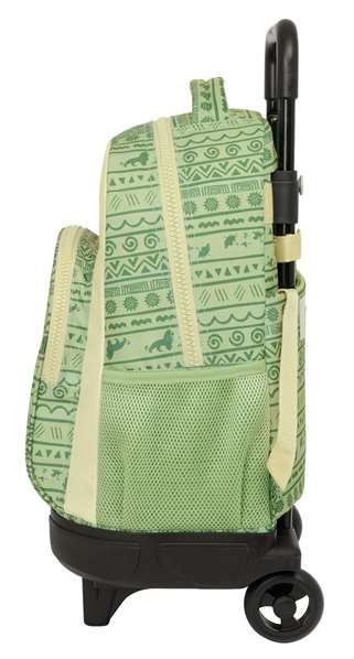 Safta Mufasa Sac à dos grand avec roulettes compact et amovible 33x45x22 cm - Idéal pour les voyages