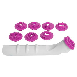 Lily Cook Ensemble de 8 cortapastas et presse en plastique