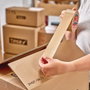 Tesa Cinta de embalar de papel marron avec filaments 50 mm x 25 m