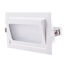 HO-COB-R-OR-40W-W Spot Downlight LED 40W 6600Lm 4000K Rectangulaire Orientable Blanco Natural