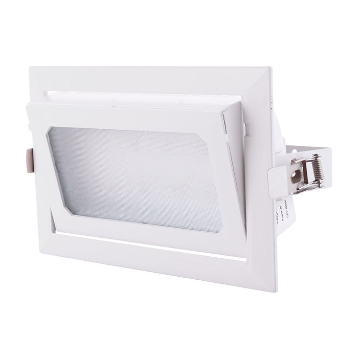 HO-COB-R-OR-40W-W Spot Downlight LED 40W 6600Lm 4000K Rectangulaire Orientable Blanco Natural
