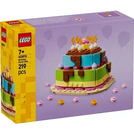 Lego 40815 Le Gâteau d'Anniversaire - Jeu de Construction pour Enfants de 7 Ans - Décoration de Table