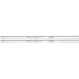 Metabo - Lame de rabot DH 330/316 - HSS réaffûtable - Pour bois tendres et durs - Teneur en tungstène 18% - 2 fers inclus