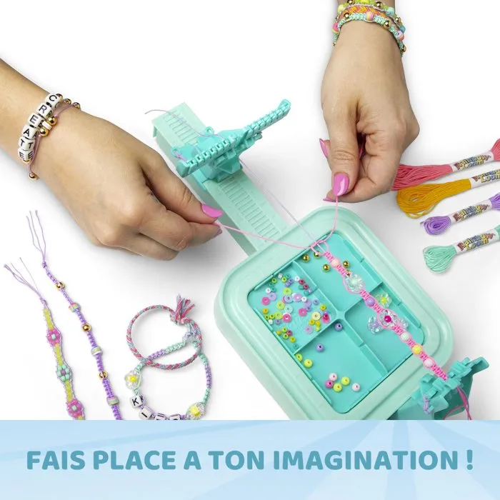 Rainbow Loom Wrapit - Kit de création de bracelets d'amitié avec 648 pièces, fils et perles pour 20 projets DIY (macramé, entrelacé, perlé, classique)