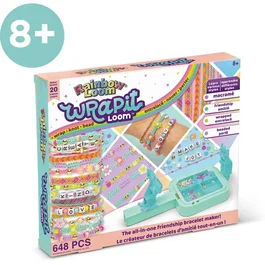 Rainbow Loom Kit de création de bracelets d'amitié Wrapit - 648 pièces