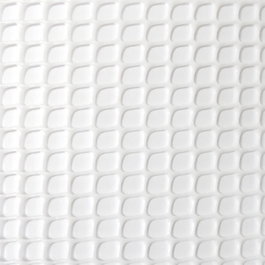 Faura Rouleau de maille légère cadrinet blanc 1 x 25 m, mailles 4,5 x 4,5 mm