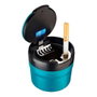 Champ Cendrier rond avec LED, couleurs assorties, ø8 x 7 cm