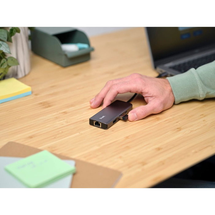 Hub USB Trust 24968 Argenté