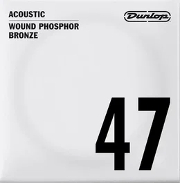 DUNLOPST Corde Acoustique Phosphor Bronze .047 (Set de 12)
