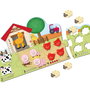 Goula Puzzle 1-5 53438 - Puzzle d'apprentissage pour compter de 1 à 5 avec 15 animaux en bois, grande taille carton, pour enfants à partir de 1 an