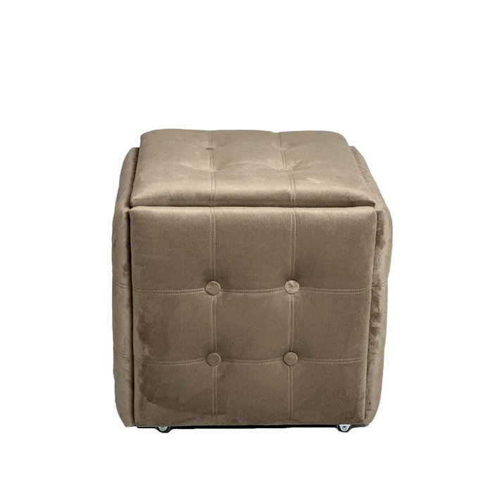 GO GIFT Jeu de tabourets Transformer Capuccino, Pouf 5 en 1, 5 Unités