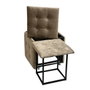GO GIFT Jeu de tabourets Transformer Capuccino, Pouf 5 en 1, 5 Unités