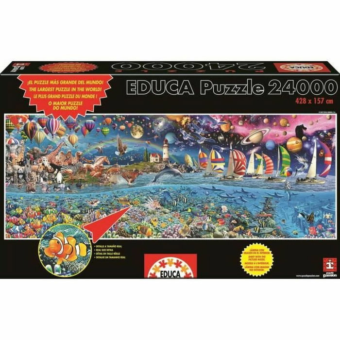 Educa Puzzle La Vie 24000 Pièces Tableaux et Peintures Multicolore Educa Puzzle La Vie 24000 Pièces Tableaux et Peintures Multicolore