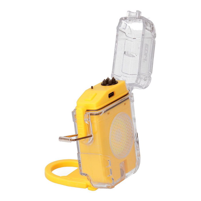 Edm Firestrike Lampe Torche LED Tactique Rechargeable avec Briquet Plasma COB 500 lm USB-C IP44 5W