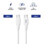 Câble USB-C vers USB-C Myway Blanc