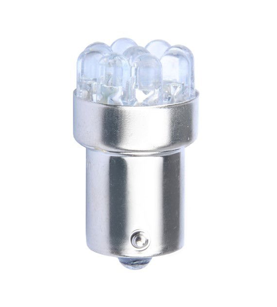 M-Tech Blister 2X Led L033W Ba15S 9 Led 5mm Blanc 12V 1,025W