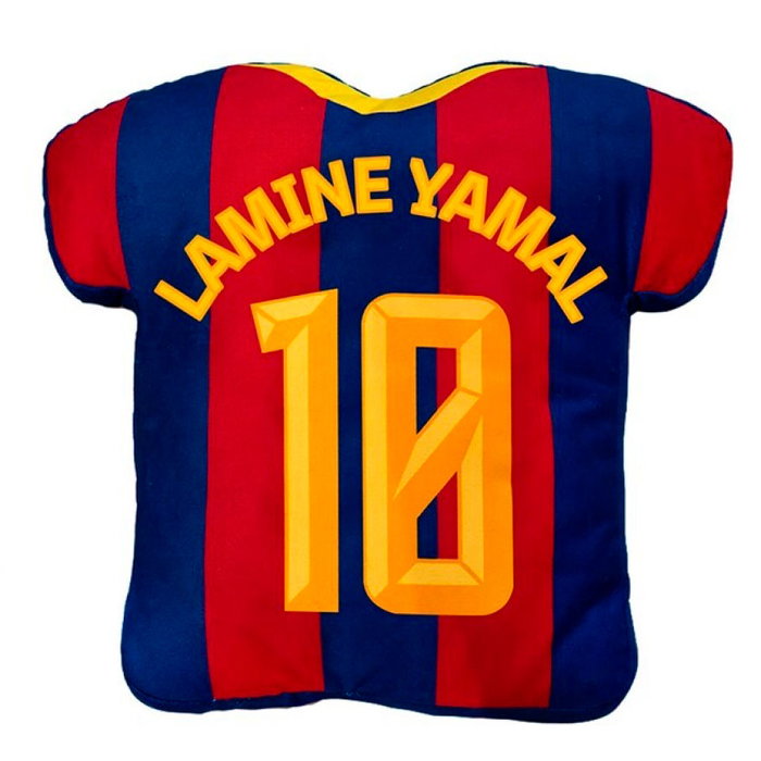 FC BARCELONA - Coussin 3D Lamine Yamal, taille 30 cm FC BARCELONA - Coussin 3D Lamine Yamal, taille 30 cm