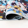ERIK Tapis de souris gaming My Hero Academia 80 x 35 cm à surface textile imperméable et base en caoutchouc anti-dérapant