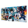 ERIK Tapis de souris gaming My Hero Academia 80 x 35 cm à surface textile imperméable et base en caoutchouc anti-dérapant